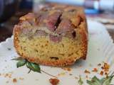 Cake façon « sablé breton » à la rhubarbe
