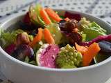 Salade croquante et colorée [vegan]