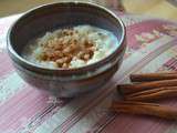 Shir berenj ou riz au lait à l’eau de rose