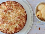 Gâteau yaourt poires et amandes