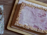 Lasagnes framboises et chocolat blanc