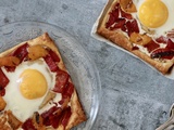 Oeufs en feuilletés aux poivrons