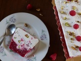 Terrine glacée aux framboises