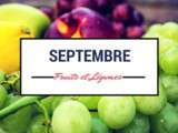 Calendrier des fruits et légumes de Septembre