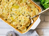 Gratin au bleu (végétalien, vegan)
