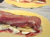Filet mignon de cochon, coppa et parmesan en croûte
