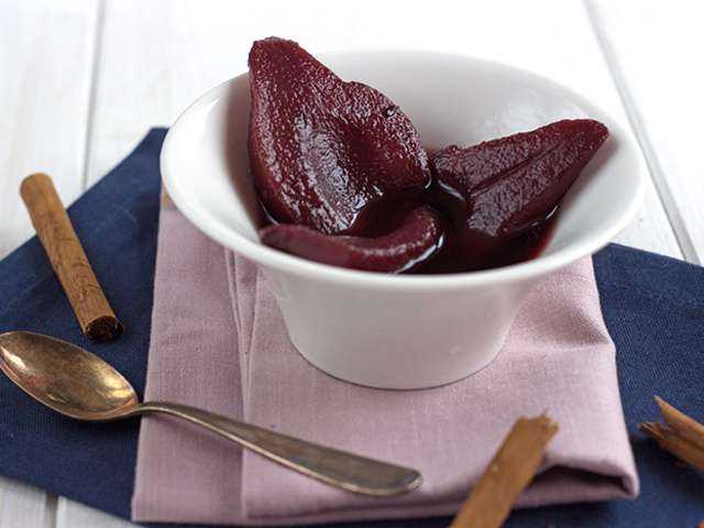 Les Meilleures Recettes de Vin rouge et Poire