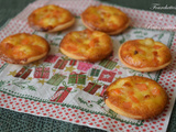 Mini-quiches truite fumée et chèvre