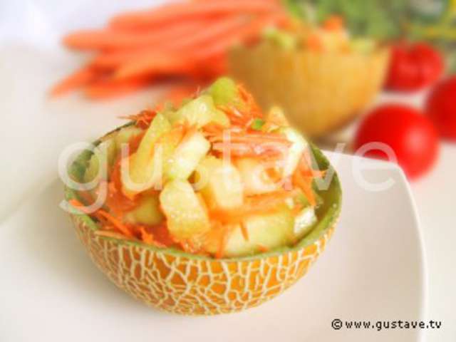 Recette Melon Avocat Crevette 27