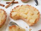 Tartelettes en crumble à la pomme (épicée à la vanille et cannelle)