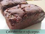 Cake chocolat et tofu soyeux (recette sans oeufs, sans lait, sans beurre)