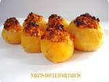 Navets boule d'or farcis