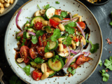 Salade de courgette et ses tomates séchées : une explosion de saveurs pour votre bien-être