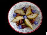 Salade de fruits d’automne au thé et amandes