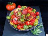 Salade de tomates et ses pétillantes nectarines
