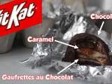 Comment faire des rochers Kit Kat avec une Boite d'oeuf