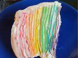 Rainbow Crêpe Cake