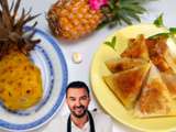 Tous en Cuisine : l'ananas confit au four et les bricks de poulet rôti de Cyril Lignac