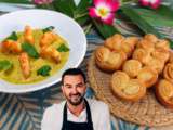 Tous en Cuisine : Les Crevettes Curry Coco et les Palmiers de Cyril Lignac
