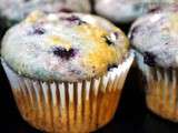 Muffins aux bleuets / Blueberry muffins