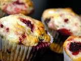 Muffins chocolat-framboise / Raspberry and chocolate muffins