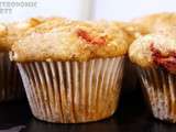 Muffins fraise et beurre d’amande / Strawberry and almond butter muffins