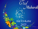 Bonne fête de l’Aïd El Kebir 2025-Aïd Moubarak