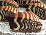Cake zébré ou zebra cake