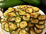 Courgettes rôties au four ou à l’Air fryer