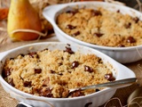 Crumble Poire Chocolat