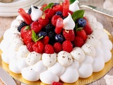 Pavlova aux fruits rouges facile et inratable