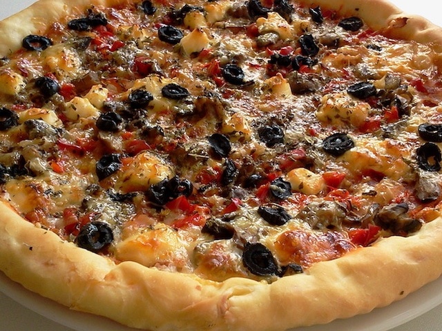 Pizza Regina (Pâte longue fermentation) · Aux délices du palais