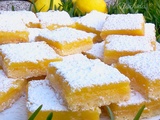 S carrés au citron ( base sablée + crème au citron )