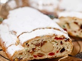 Stollen de Noël aux fruits secs et pâte d’amande