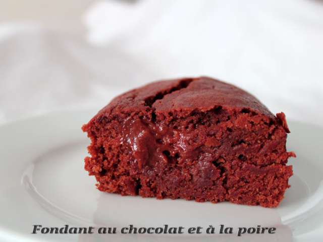 Recettes De Fondant Au Chocolat Et Poire