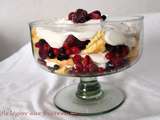 Trifle légère aux fruits rouges