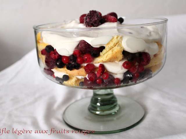 Dessert Anglais Composé De Fruits Et De Miettes Recettes de Trifles et Fruits