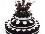 Gâteau de bonbons Noir et blanc