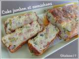 Cake Jambon et Cornichons