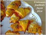 Croissants feuilletés façon pizza