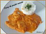 Curry de poulet minute