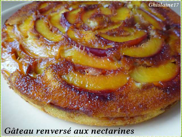 Recettes De Gateau Renverse Et Nectarines