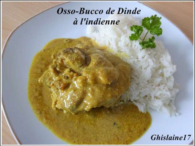 Recette Osso Bucco De Dinde à L'indienne
