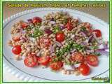 Salade de haricots blancs et tomates cerises