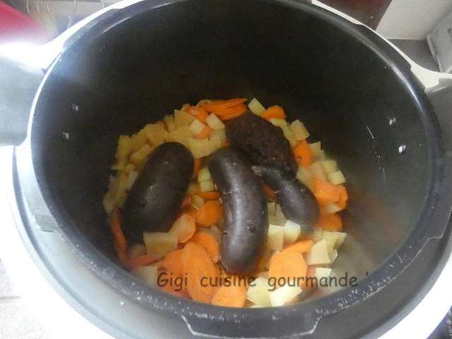 Recettes de Boudin noir et Légumes