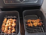 Brochettes de dinde à l'air fryer Ninja AF400eu