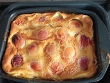 Clafoutis aux abricots frais au combi Ninja