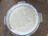 Crème glacée noix de coco avec la Ninja Swirl