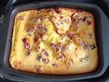 Flan aux fruits rouges du jardin avec le combi ninja