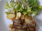 Gratin de grenailles merguez raclette au combi ninja